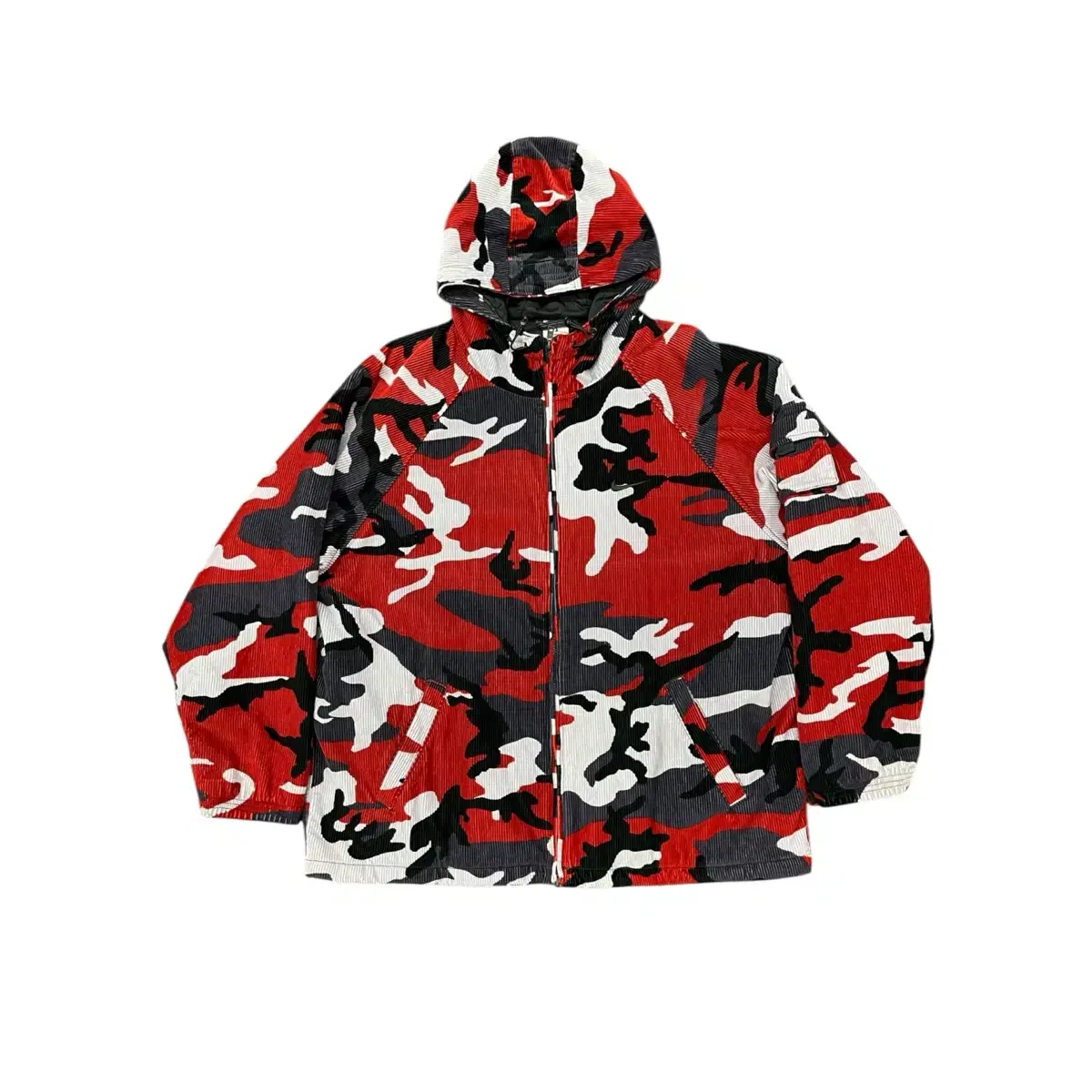 Supreme NIKE アーク コーデュロイ フーディージャケット レッド Supreme Nike Arc Corduroy Hooded Jacket - Red – Fresh Society